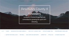 Desktop Screenshot of deschutescounty4wheelers.com