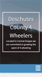 Mobile Screenshot of deschutescounty4wheelers.com